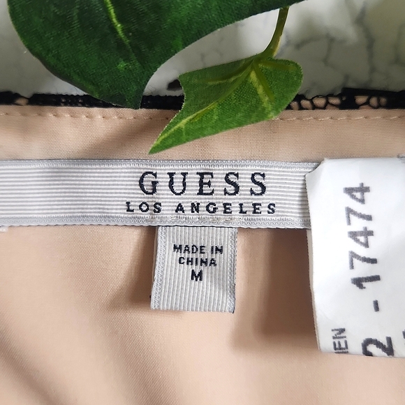 Guess Black/Nude Lace Strapless Corset, Size M ~ EUC - Picture 8 of 12